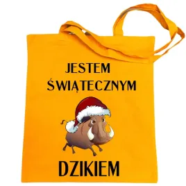 torba-na-zakupy-nadruk-swiateczny-dzik