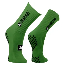 skarpety-pilkarskie-antyposlizgowe-zielone-proskary-comfort-junior-3-pak