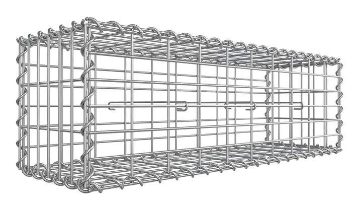 GABION KOSZ GABIONOWY OGRODOWY 100X30X30 CM OCYNKOWANY SONGMICS