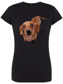 t-shirt-damski-modny-jamnik-pies-r-m