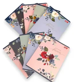 10-x-zeszyt-w-kratke-a5-60-kartek-romantic-garden-zestaw