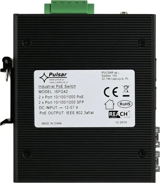 isfg42-switch-przemyslowy-2xpoe-2xsfp-stan-nowy