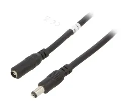 kabel-dc-55-21-wtykdc-55-21-gniazdo-proste-czarny-10m-x1szt