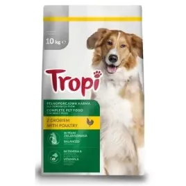 tropi-karma-sucha-dla-psow-10kg-z-drobiem
