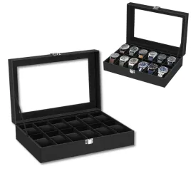 elegancka-szkatulka-na-zegarki-etui-organizer-czarny-prezent-12-przegrodek