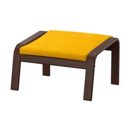 ikea-poang-podnozek-brazowy-skiftebo-zolty