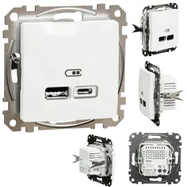 gniazdo-ladowania-usb-typ-a-c-24a-biale-sedna-design-and-elements-ip20