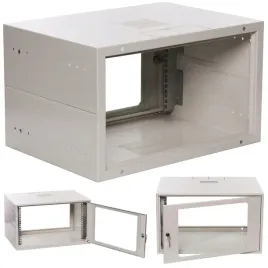 szafa-wiszaca-rack-19-simple-ip30-sciany-boczne-pelne-drzwi-z-szyba-szara