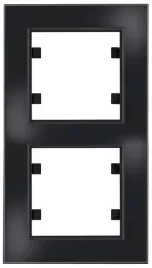 lumina-passion-ramka-2-krotna-szklo-czarny-wl9121