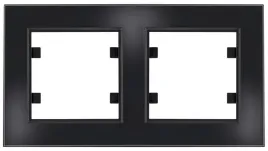 lumina-passion-ramka-2-krotna-szklo-czarny-wl9221