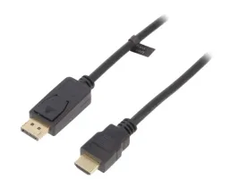 kabel-displayport-wtykhdmi-wtyk-displayport-1-2-3d4k-1m-x1szt