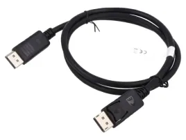 kabel-displayport-wtykz-obu-stron-displayport-1-4-1m-czarny-x1szt