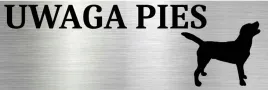 tabliczka-aluminiowa-na-brame-napis-uwaga-pies-z-logo-psa-15x10-nierdzewna