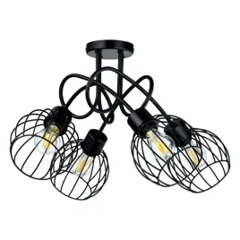marbella-lampa-wiszaca-moc-max-4x60w-e27-czarna