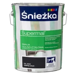 sniezka-supermal-emalia-olejno-ftalowa-czarny-ral-9005-polysk-5l