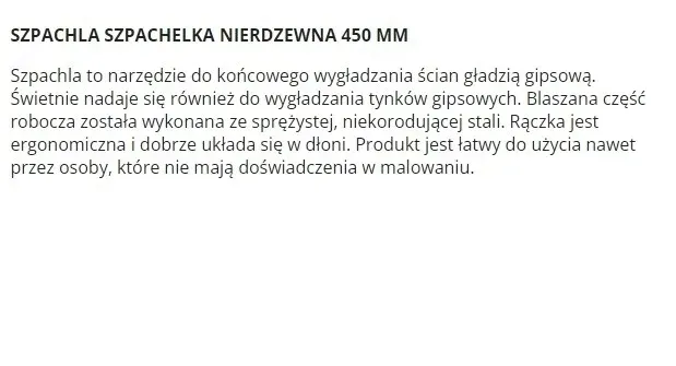 szpachla-450-gladka