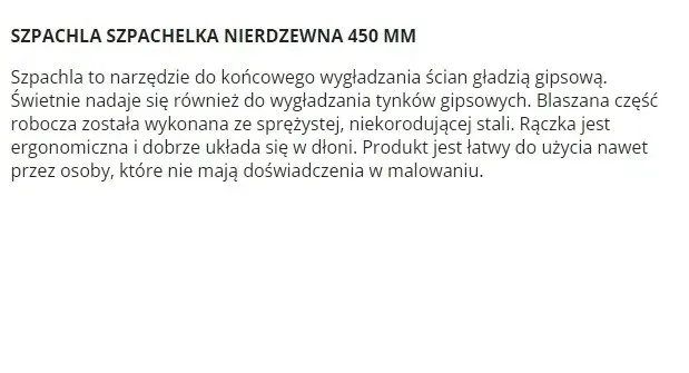 szpachla-450-gladka