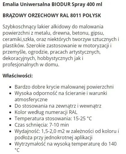 biodur-spray-braz-ral-8011-400ml-stan-nowy