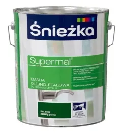 sniezka-supermal-emalia-olejno-ftalowa-zielony-ral-6002-polysk-10l