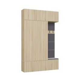 garderoba-przedpokoj-150-cm-szafa-wieszaki-szafka-na-buty-dab-sonoma