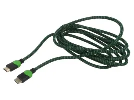 kabel-hdmi-wtykz-obu-stron-tekstylny-dl-3m-czarno-zielony-x1szt