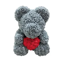 rose-bear-mis-z-roz-upominek-prezent-40cm-szary-z-czerwonym-sercem