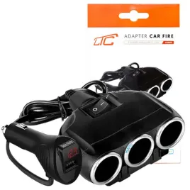 rozgaleziacz-zapalniczki-3gn-usb-woltomierz-12-24v