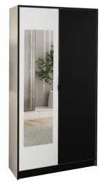 szafa-garderoba-lumi-105-2d-bialy-czarny-lustro-dior-uchwyt-cz
