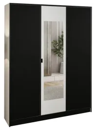 szafa-garderoba-lumi-157-3d-bialy-czarny-z-lustrem-dior-uchwyt-cz