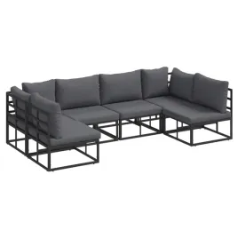 zestaw-sof-na-ogrod-z-poduszka-6-szt-czarny-aluminium