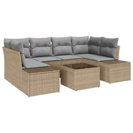 zestaw-sof-na-ogrod-z-poduszka-7-szt-bezowy-polirattan