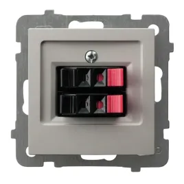 ospel-as-gniazdo-glosnikowe-podwojne-kolor-kaszmir-ip-20-gg-2g-m-82