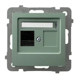 ospel-as-gniazdo-komputerowe-pojedyncze-rj45-zielony-mat-gpk-1g-k-m-84
