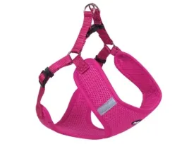 szelki-dla-psa-nobby-mesh-reflect-xxs-10mm-32cm-28-33cm-malinowe