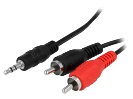 kabel-jack-35mm-3pin-wtykrca-wtyk-x2-3m-czarny-x1szt
