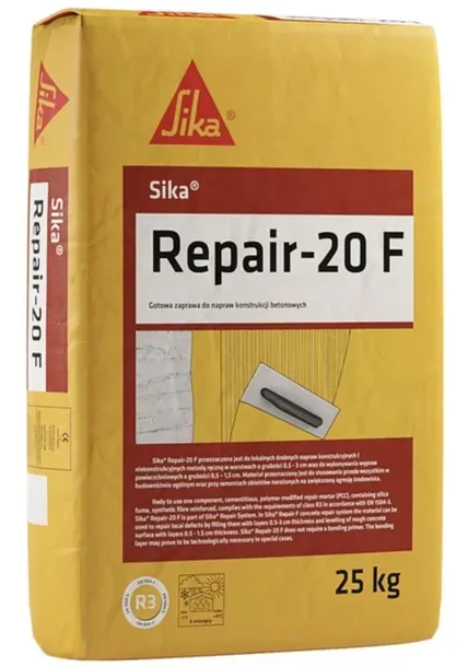 SIKA REPAIR 20F ZAPRAWA CEMENTOWA NAPRAWCZA 25kg