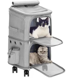 dwupoziomowy-transporter-walizkowy-na-kolkach-dla-psa-kota-2w1