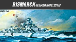 academy-14109-niemiecki-pancernik-bismarck-model-okretu-w-skali-1-350
