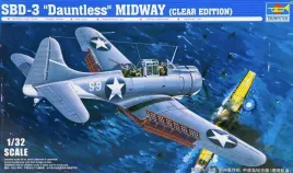 trumpeter-02244-bombowiec-sbd-3-dauntless-midway-clear-edition-model-1-32