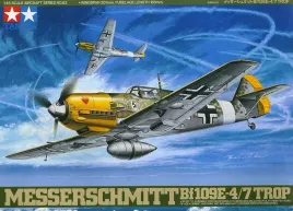 tamiya-61063-mysliwiec-messerschmitt-bf109e-4-7-trop-model-samolot-1-48