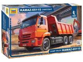 zvezda-3650-wywrotka-kamaz-65115-model-ciezarowki-do-sklejania-1-35-z3650