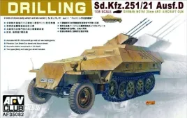 afv-club-35082-transporter-sd-kfz-251-21-ausf-d-drilling-model-pojazd-1-35