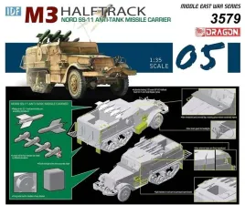 dragon-3579-pojazd-idf-m3-halftrack-nord-ss-11-anti-tank-model-1-35