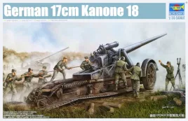 trumpeter-02313-niemiecka-haubica-kanone-18-17cm-model-dzialo-w-skali-1-35