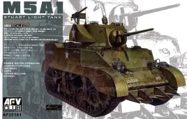 afv-club-35161-czolg-m5a1-stuart-light-tank-late-type-af35161-model-1-35