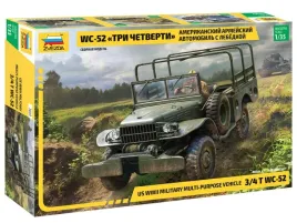 model-zvezda-3664-wojskowy-samochod-3-4t-dodge-wc-52-do-sklejania