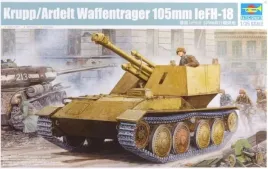 trumpeter-01586-pojazd-krupp-ardelt-waffentrager-105mm-lefh-18-model-1-35