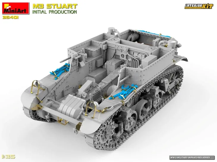 miniart-35401-czolg-m3-stuart-initial-production-full-interior-model-1-35-marka-miniart-stan-nowy