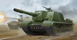 model-do-sklejania-sowieckie-dzialo-samobiezne-isu152k-trumpeter-05591-1-35