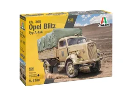 italeri-6760-ciezarowka-niemiecka-kfz-305-opel-blitz-typ-a-4x4-model-1-35